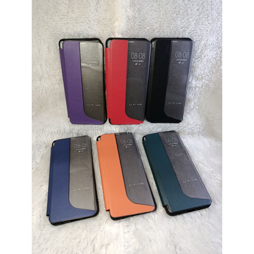 CASE SMART VIEW FLIP/ SARUNG FLIP COVER FOR SAMSUNG A14 5G A24 S23 ULTRA | VIVO Y15S Y20 Y21S Y50 V2