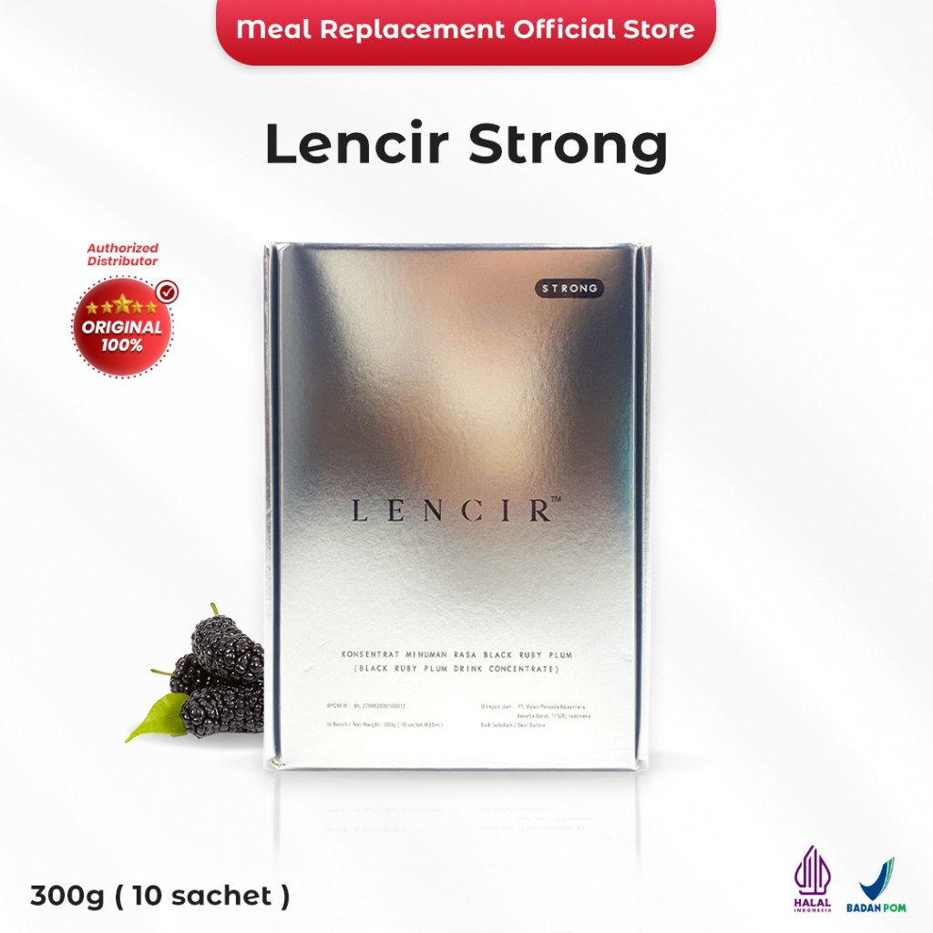 

Lencir Strong (1 Box) Isi 10 Sachet Detox Serat Alami Herbal Minuman Pelangsing