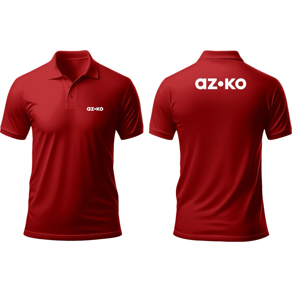 SERAGAM AZKO AZ.KO POLO KAOS KERAH KONVEKSI