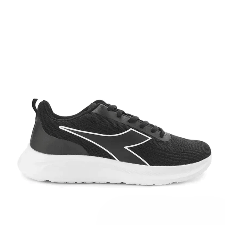 Sepatu Running Pria Diadora Momo Black White Original DIARW240851B