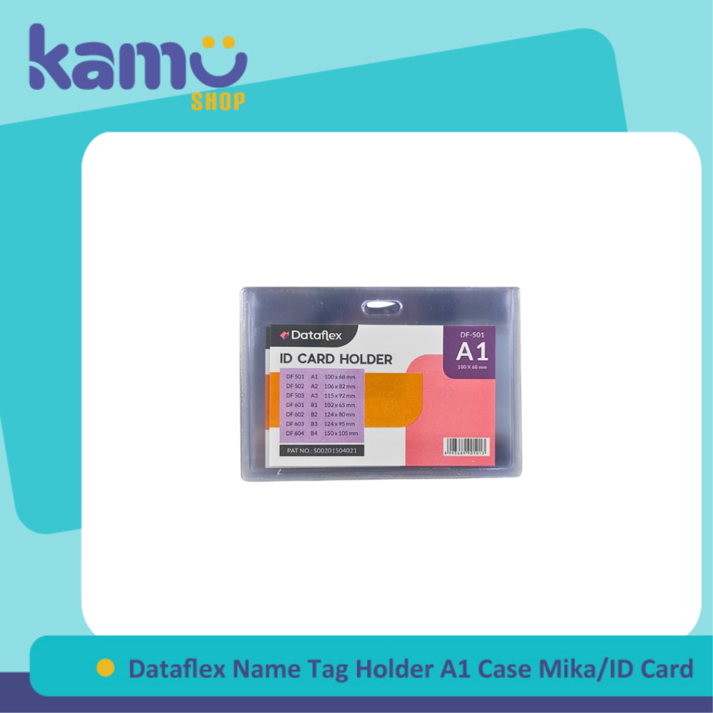

Dataflex ID Card Holder A1 / Name Tag Plastik Mika Isi 20 pcs
