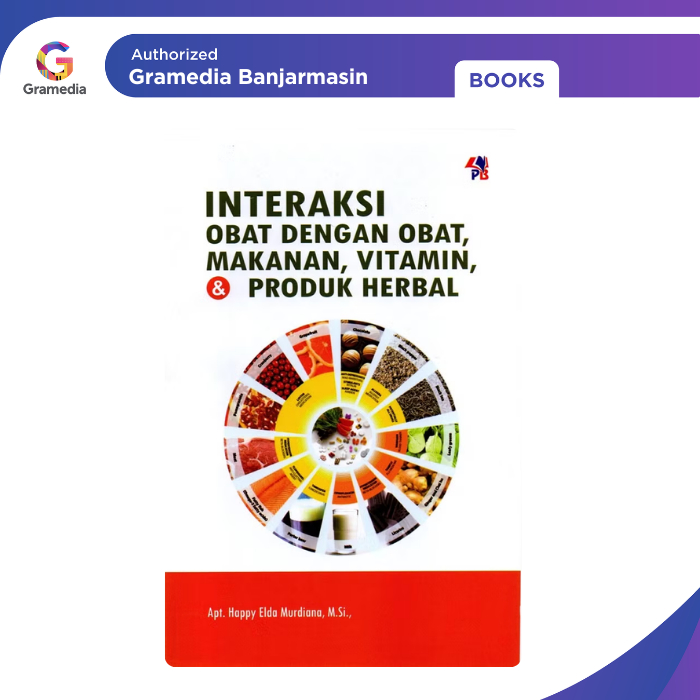 Gramedia Banjarmasin - Interaksi Obat dengan Obat, Makanan, Vitamin, & Produk Herbal