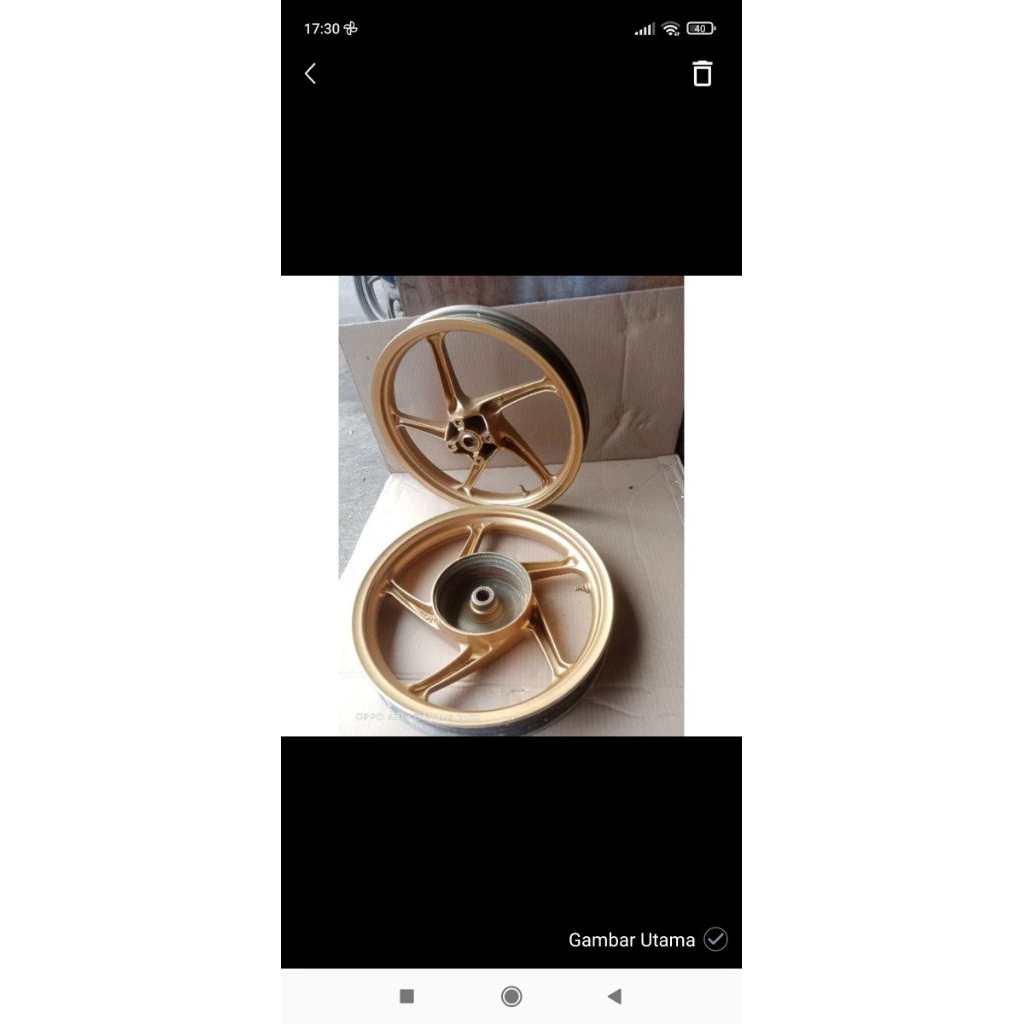 veleg pelek beat original pelek depan dan belakang beat