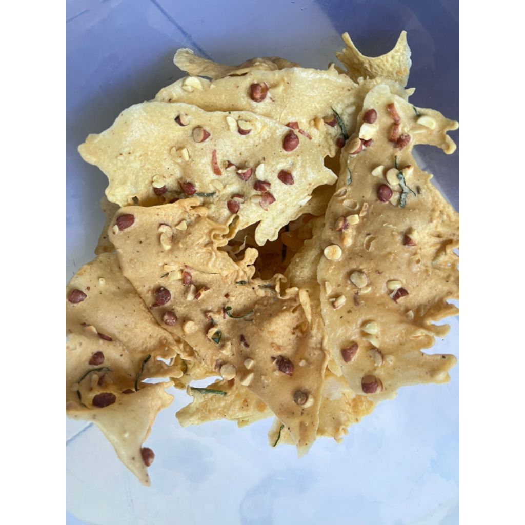 PEYEK KACANG | PEYEK REBON - Kemasan Plastik ( 500 gram )