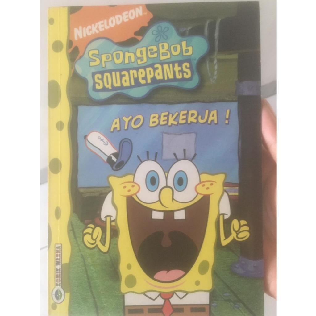 Preloved Buku Komik Berwarna Spongebob Squarepants Ayo Bekerja  - Nickelodeon
