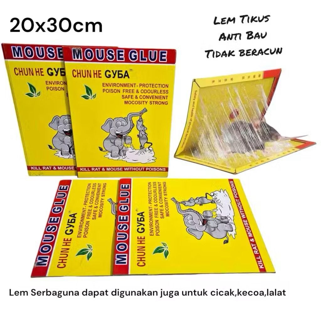 Lem Tikus / Perangkap Tikus / Perangkap Lalat / Lem Lalat / Lem Serangga / Jebakan Tikus / Perangkap