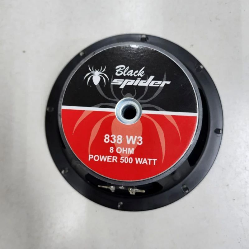 Speaker 8 inch Black Spider 838 W3 Mid Bass Full Range 500 Watt Line Array