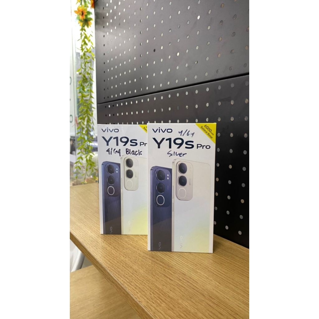 VIVO Y19S PRO 4+4/64 - Baterai 6000mAh + Fast Charging 44W, Tahan Banting Ekstrem, IP64 Tahan Air, K