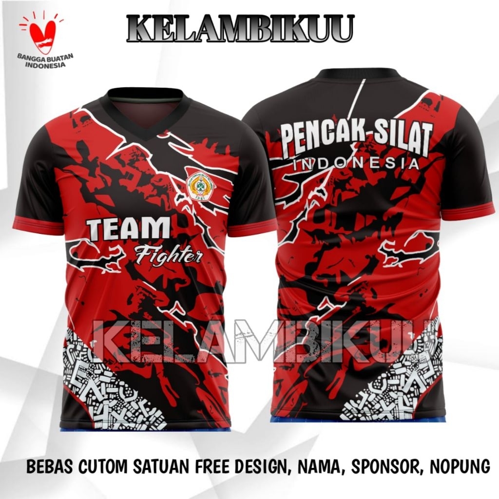 JERSEY PENCAK SILAT TERBARU/BAJU PENCAK SILAT MURAH/JERSEY PENCAK SILAT CUSTOM/KAOS PENCAK SILAT