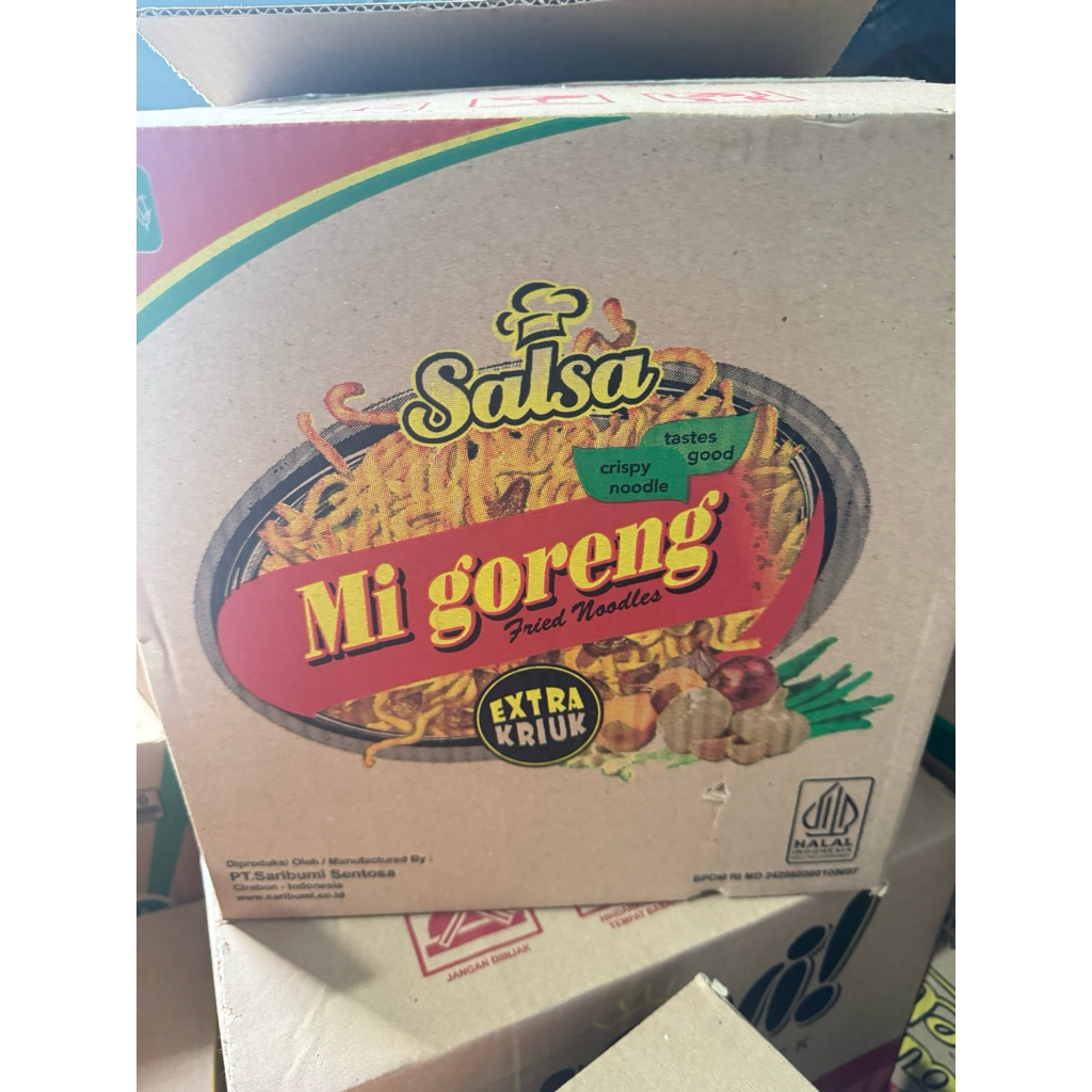 

Mie goreng salsa satu kardus - ISI 12X10psc Jajanan jadul murah