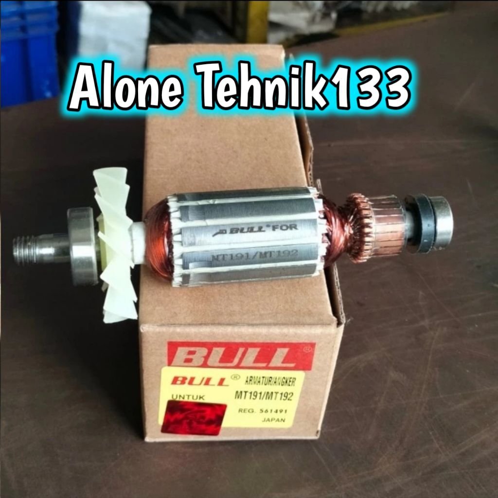 ARMATURE ANGKER MT192 MT191 MESIN SERUT KETAM ANGKER MESIN SERUT MAKTEC MT191