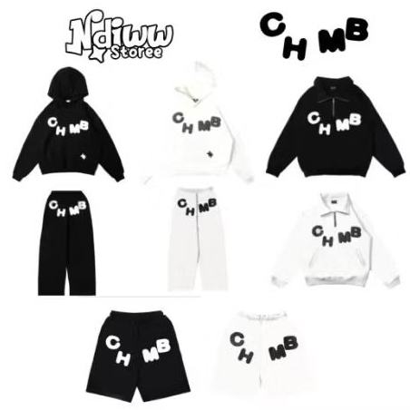 (100% ORIGINAL) HOODIE CHMB BASIC, HALFZIP, SWEATPANTS, JORTS