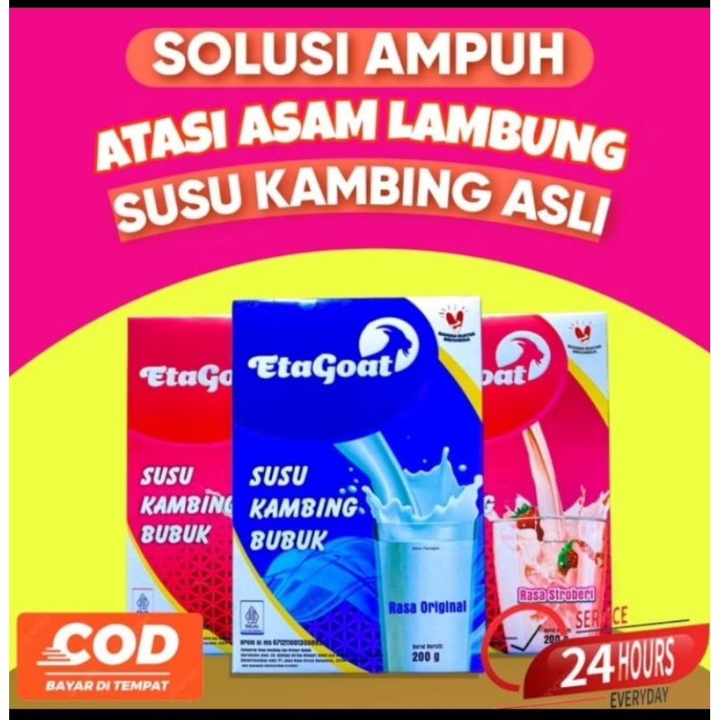 

EtaGoat Susu Kambing Etawa Solusi Sehat Pencernaan Dan Asam Lambung Maag