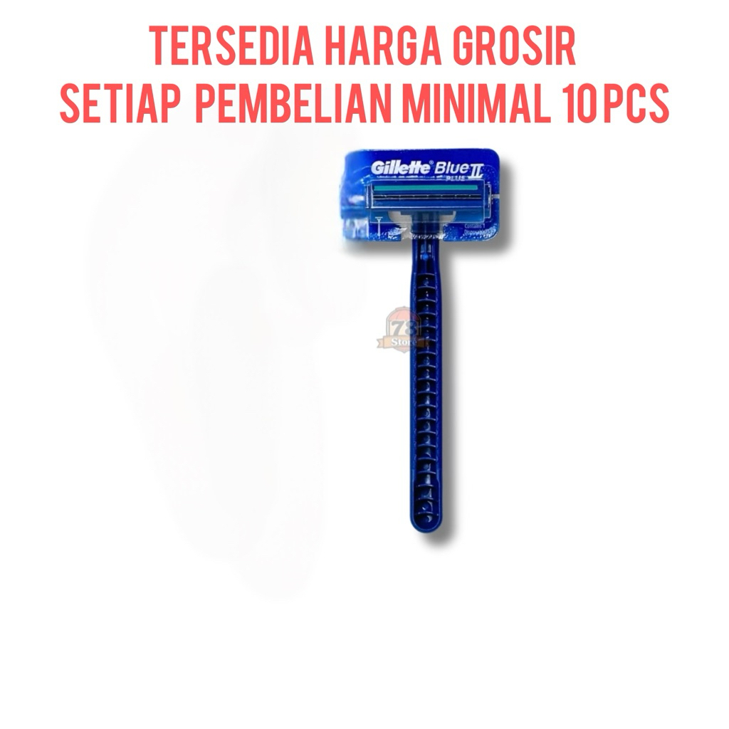 Silet Gillete Alat Cukur Jenggot Pisau Cukur Kumis Tajam Gillete Blue 2 Flexi Termurah Serbaguna