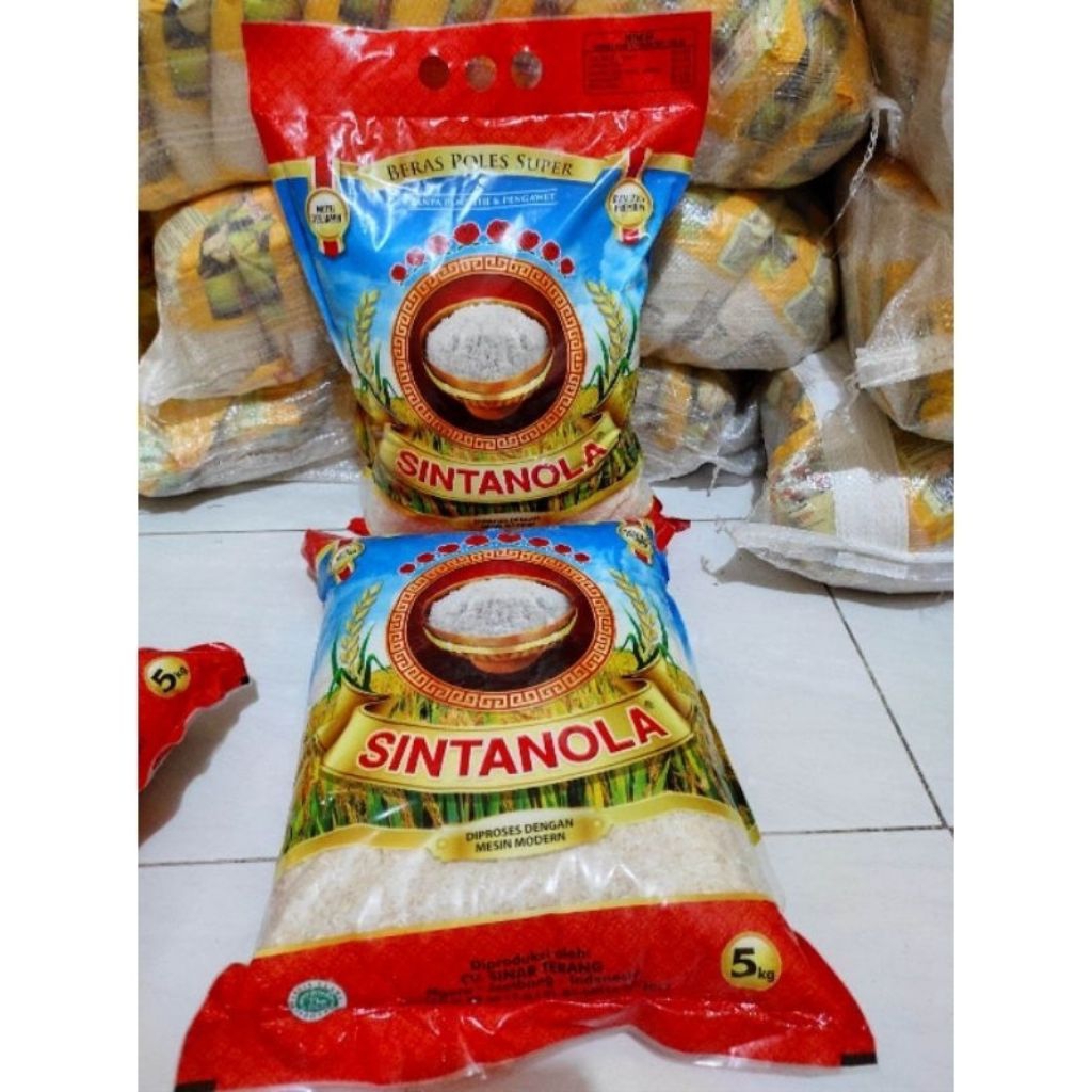

Beras Sintanola Premium 5kg | Nasi Pulen, Putih Bersih, Wangi Alami