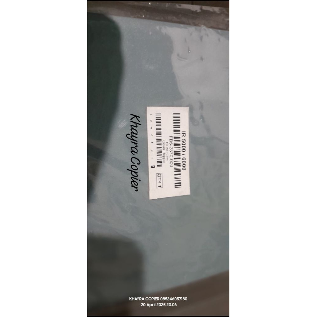 COVER (TUTUP) TONER CANON IR 5000/6020