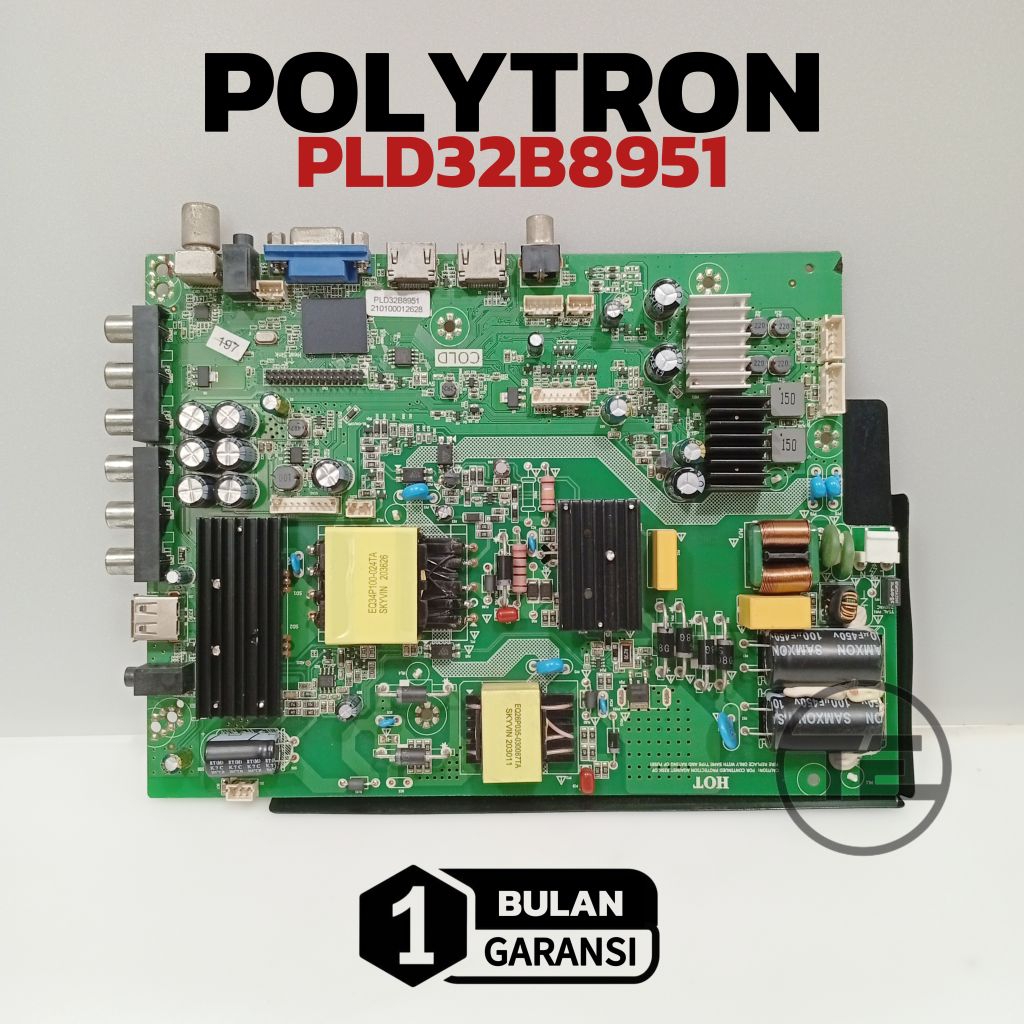 MB POLYTRON PLD32B8951 MAINBOARD MOTHERBOARD MESIN TV LED POLYTRON PLD 32B8951