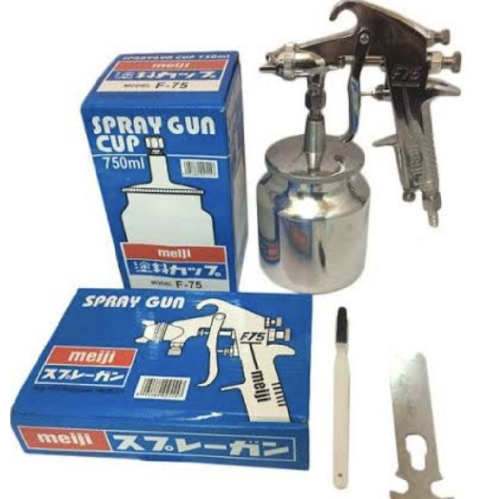 Spray gun meiji f 75 tabung bawah 750 cc