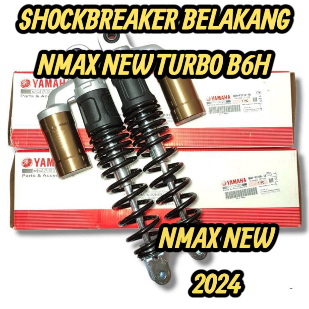 SHOCKBREAKER BELAKANG B6H NMAX NEW 2024 ORI SHOCK BELAKANG NMAX NEW,AEROX ALPHA TABUNG ORIGINAL ASLI