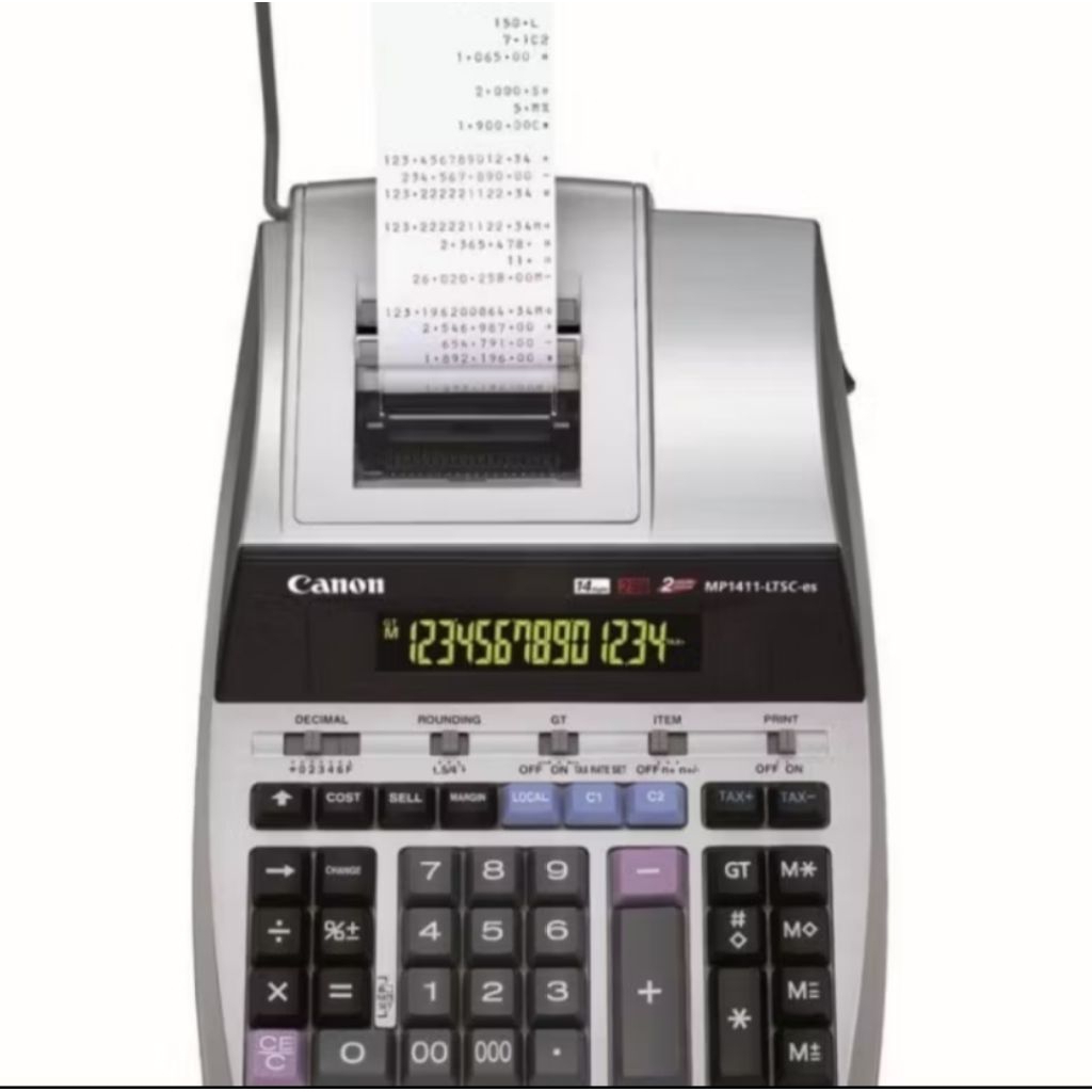 TERBARU‼️ KALKULATOR PRINTING STRUK KASIR CANON MP-1411LTSC ORIGINAL - PRINTING CALCULATOR / KALKULA