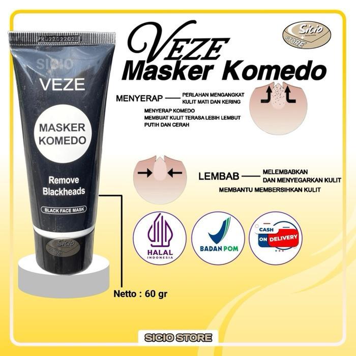 [BPOM] Veze Pengangkat Komedo Blackhead Masker Treatment Pengangkat Komedo Masker Hidung