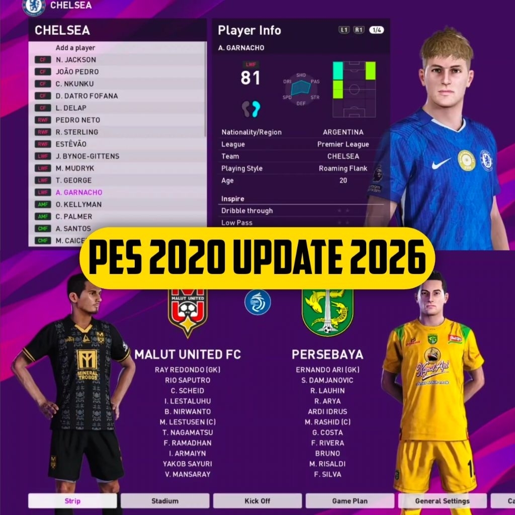 OPTION FILE PATCH PES 2020 UPDATE 2026 PS4/PS5 ORIGINAL