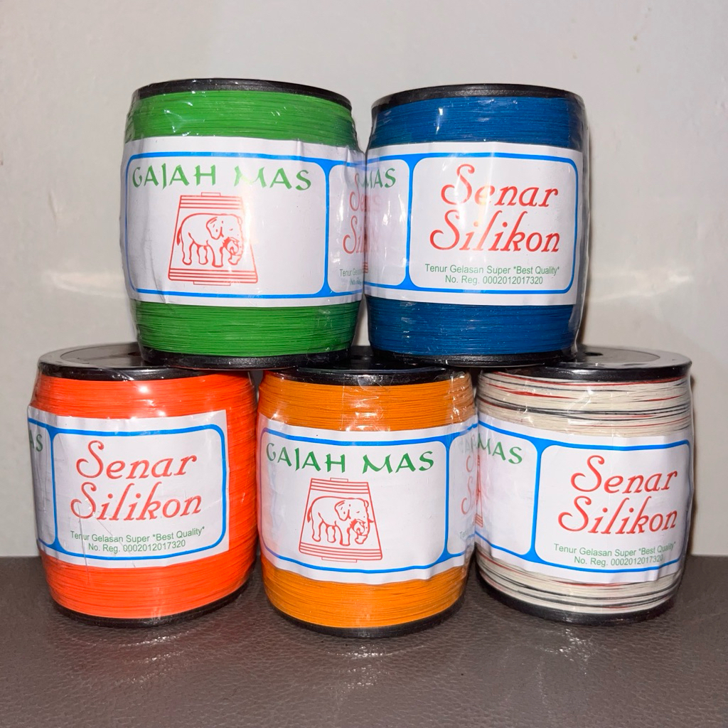 Benang Layangan SILIKON Cap Gajah Mas (SEDANG) 2000 meter