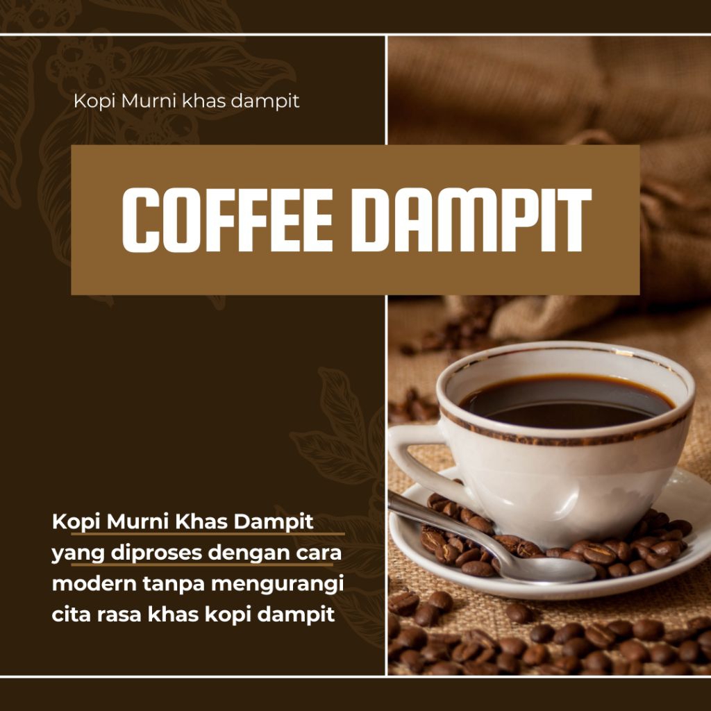 

coffee dampit kopi murni dampit