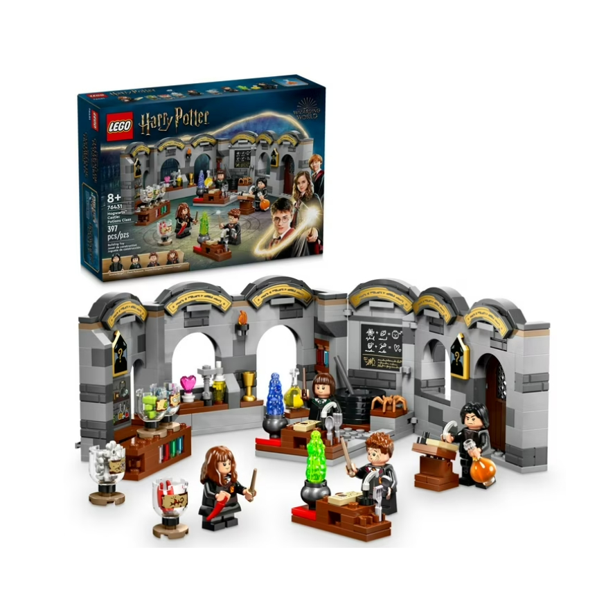 LEGO Harry Potter Hogwarts Castle: Potions Class, Collectible Halloween Toy for 8 Year Old Girls and