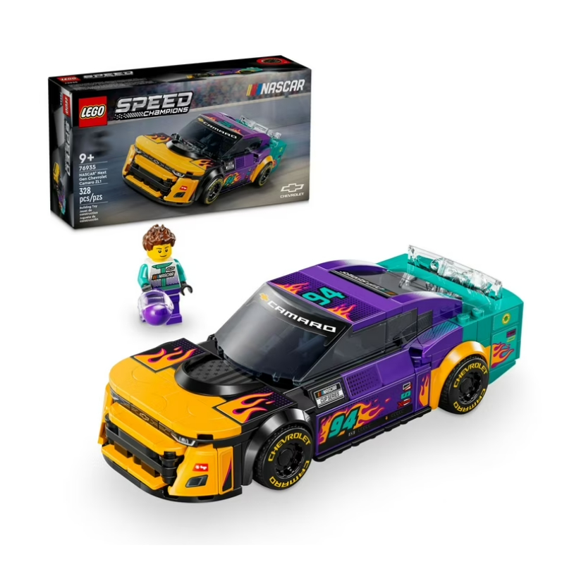 LEGO Speed Champions NASCAR Next Gen Chevrolet Camaro ZL1, Racing Car Gift, NASCAR Collectible, 7693