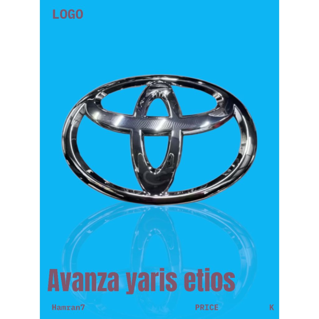 emblem depan toyota logo toyota avanza vios yaris sienta etios original