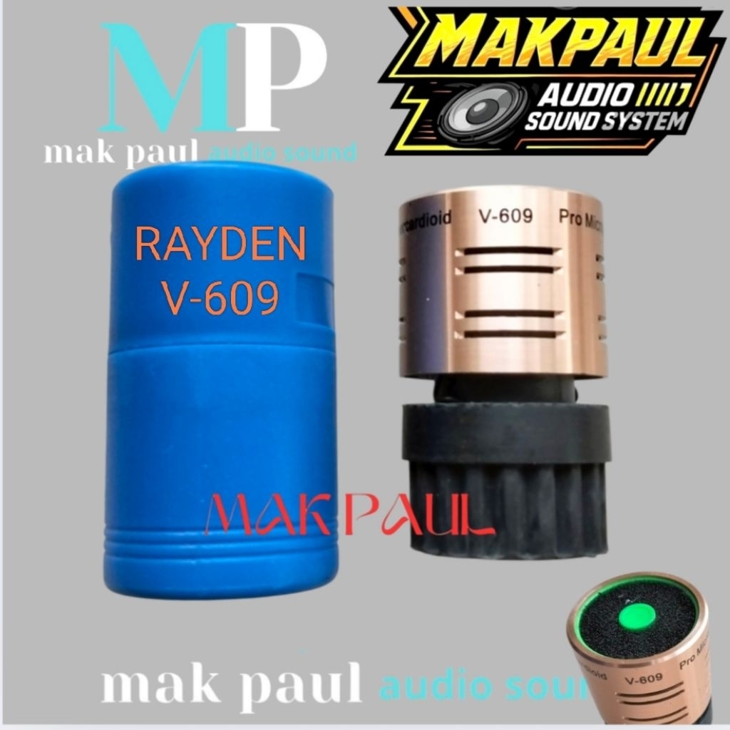 spul mic microphone ACOUSTIC RAYDEN V-609 kabel / wireless sesitif