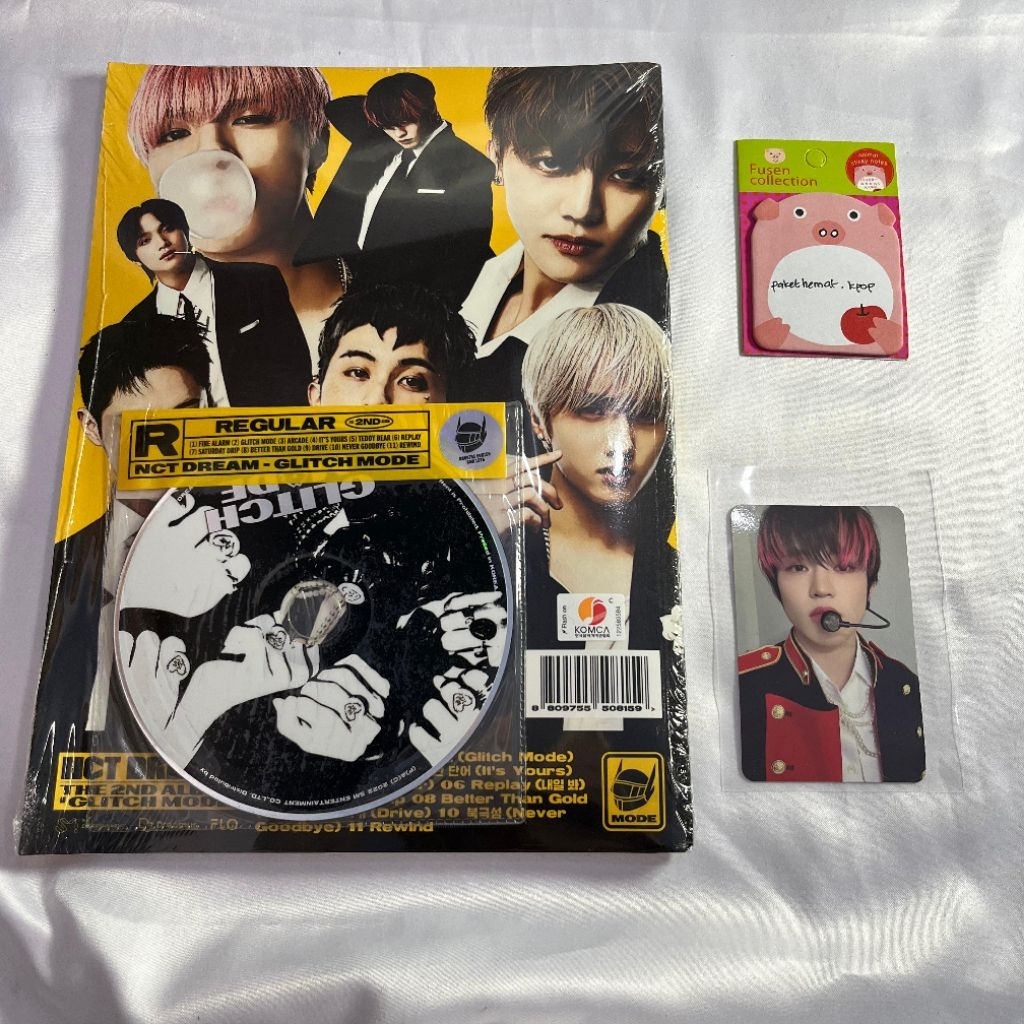 [Free PC Official] Album + POB Glitch Mode Photobook NCT Dream Versi Chenle