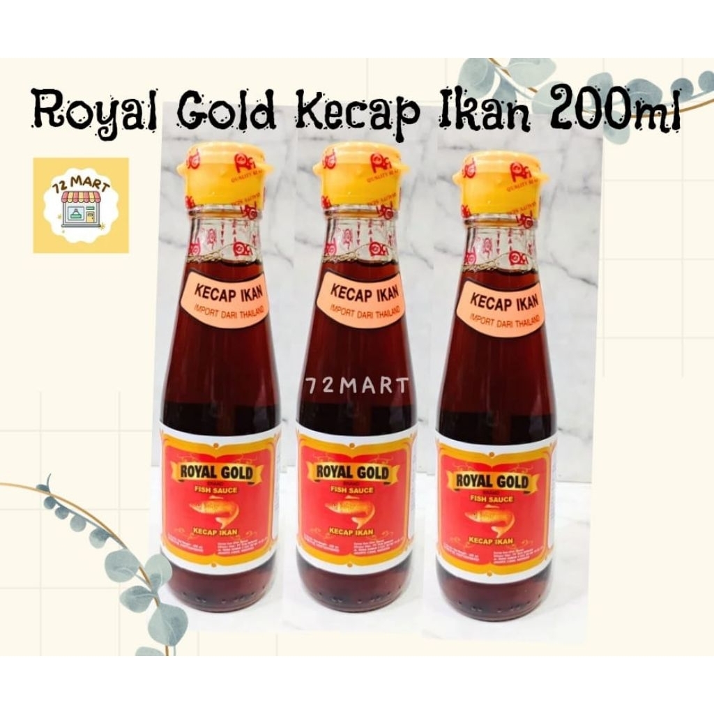 

Royal Gold Fish Sauce 200ml | Kecap Ikan