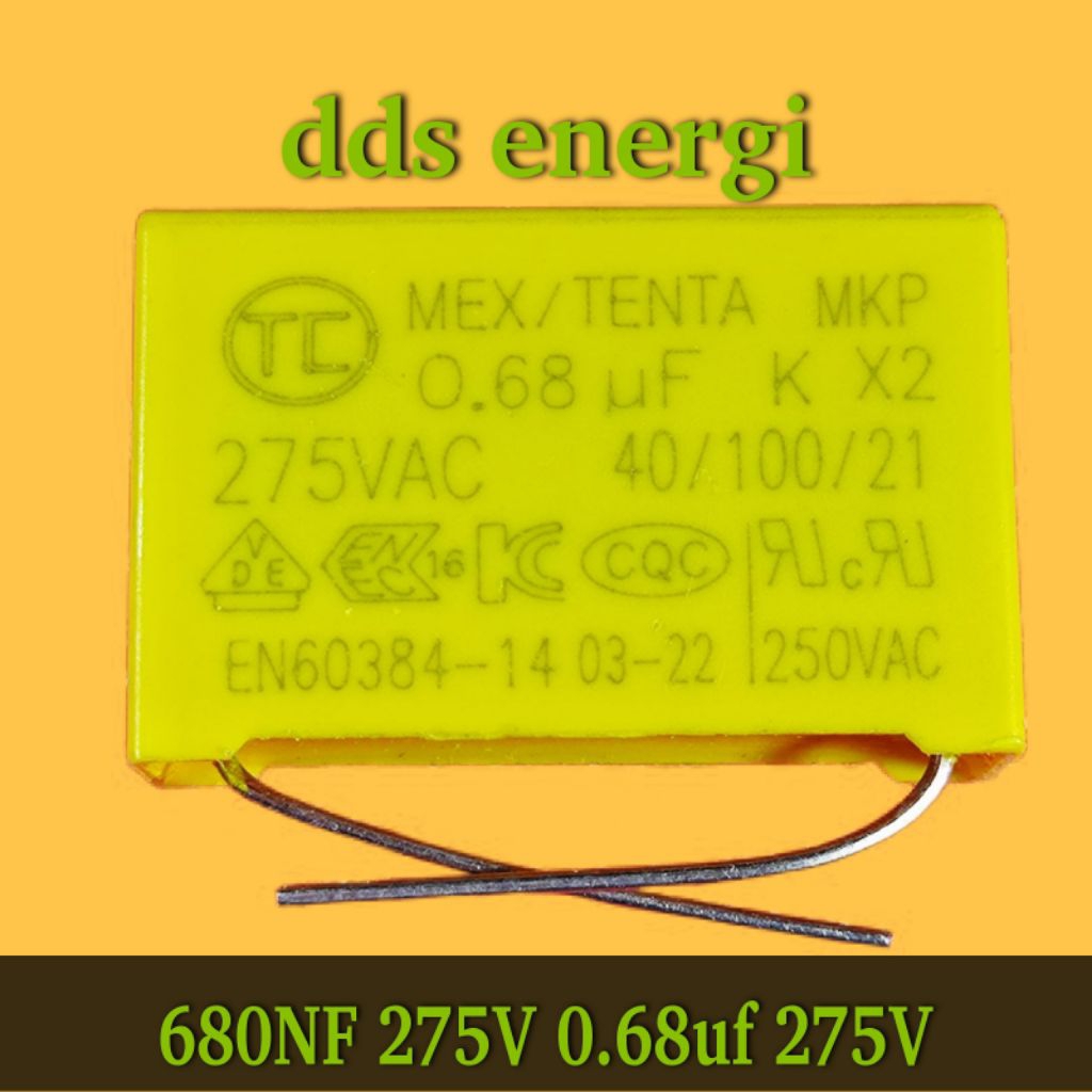 Kapasitor 680NF 275V 0.68UF 684K TENTA MKP