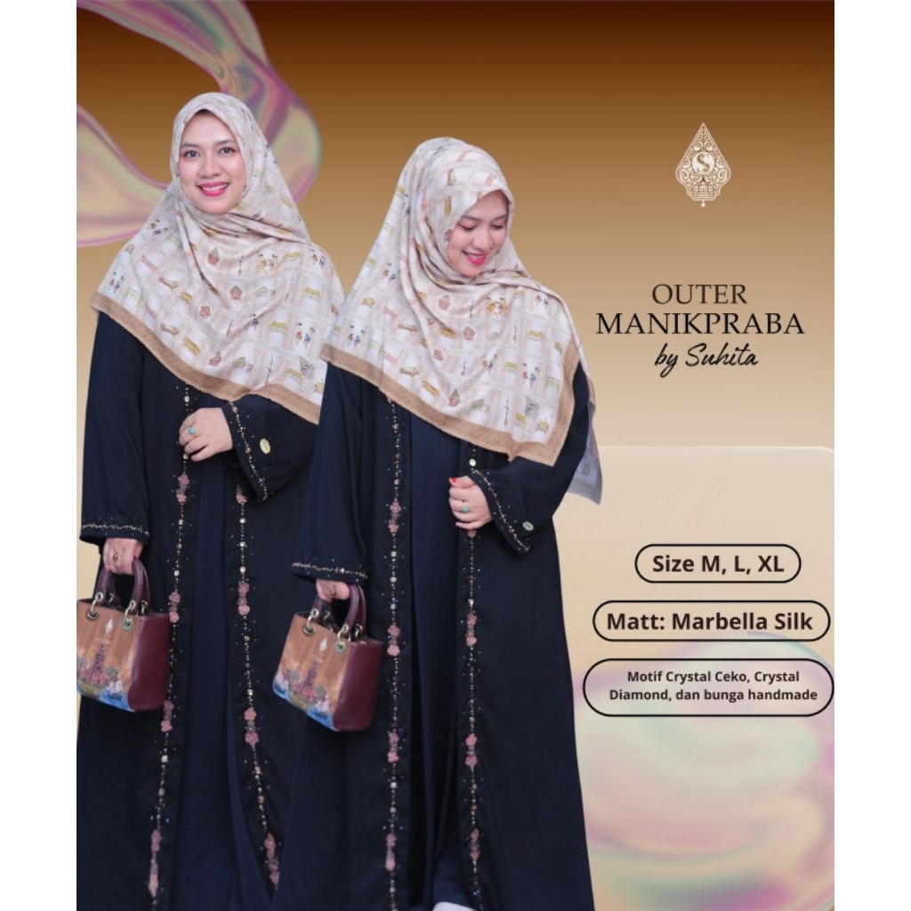 Outer Gamis Abaya Manikpraba by Suhita