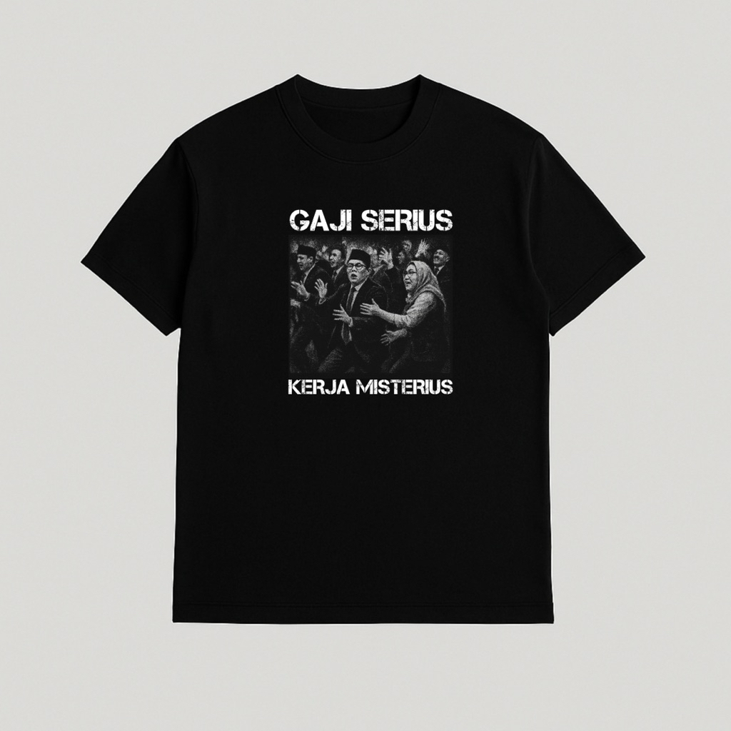 Kaos Gaji serius kerja misterius