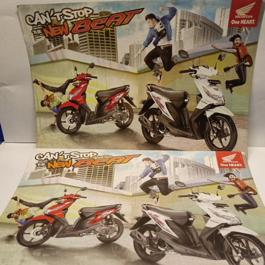 brosur poster leaflet katalog Honda beat