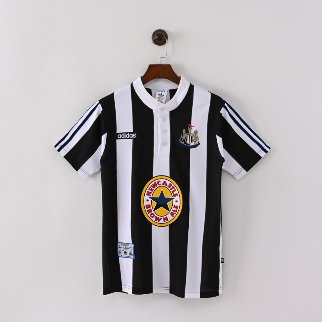 jersey retro newcastle united fc 1995-1996 home kit