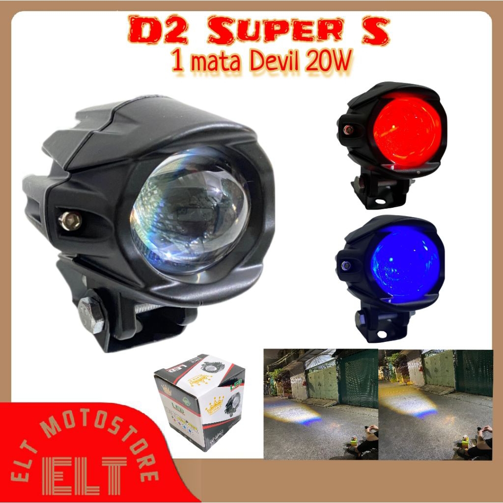 LAMPU TEMBAK LASER D2 SUPER LAMPU TEMBAK MOTOR LAMPU TEMBAK MOBIL  WATERPROOF CS 1081