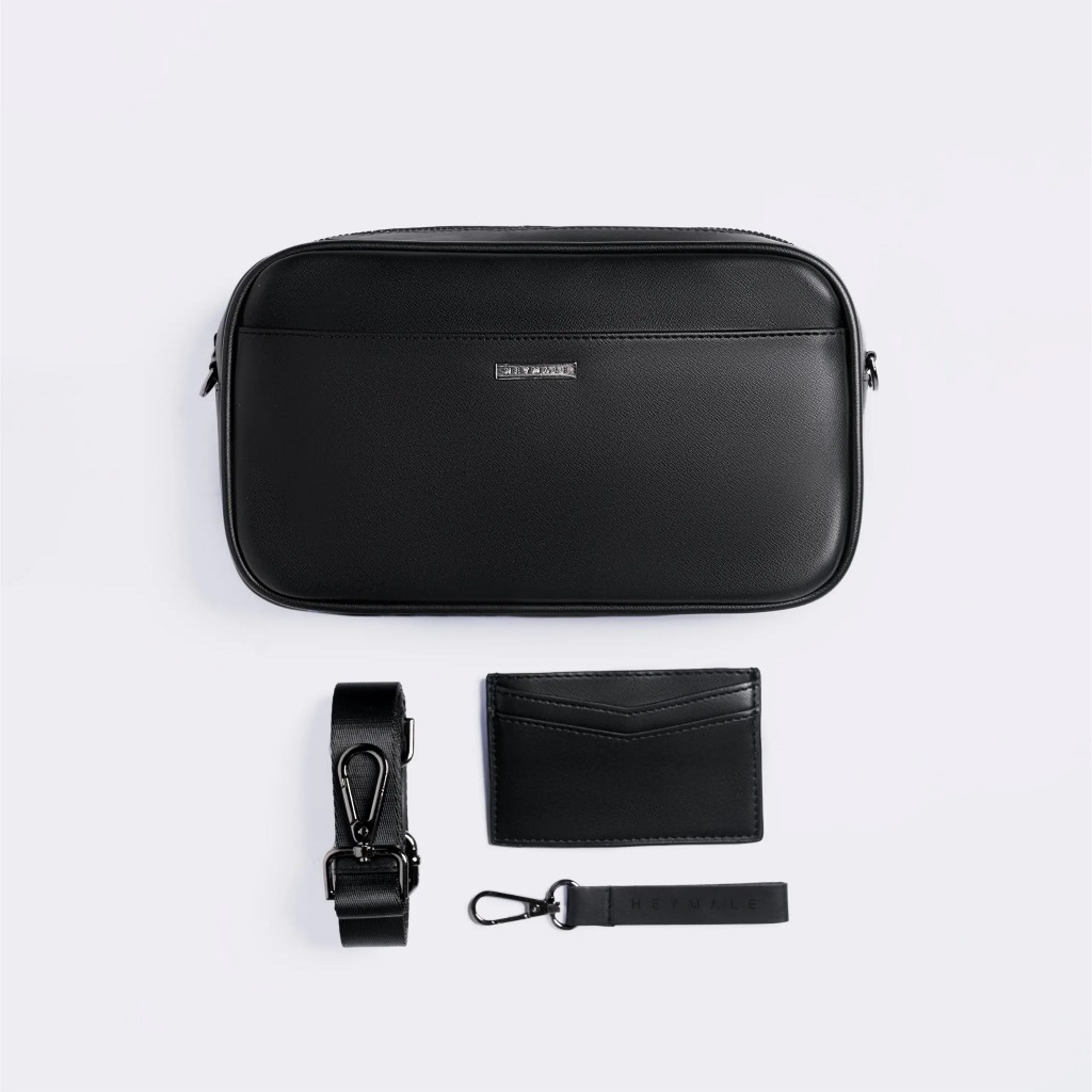 Heymale Nu Copen Sling Bag Black Tas Selempang