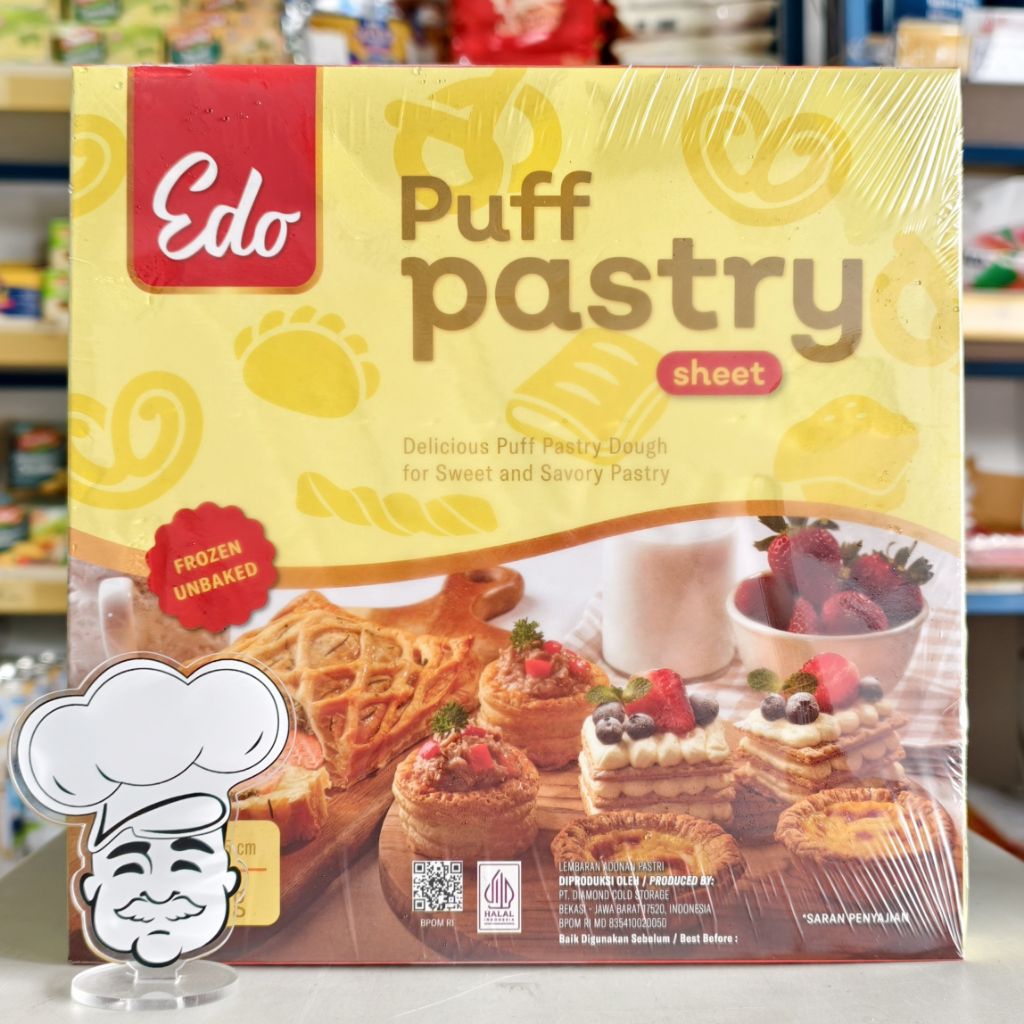 Puff Pastry Edo 750Gr / Kulit Pastry Edo / Puff Pastry Edo / Kulit Zuppa Soup Edo / Puff Pastry Lemb