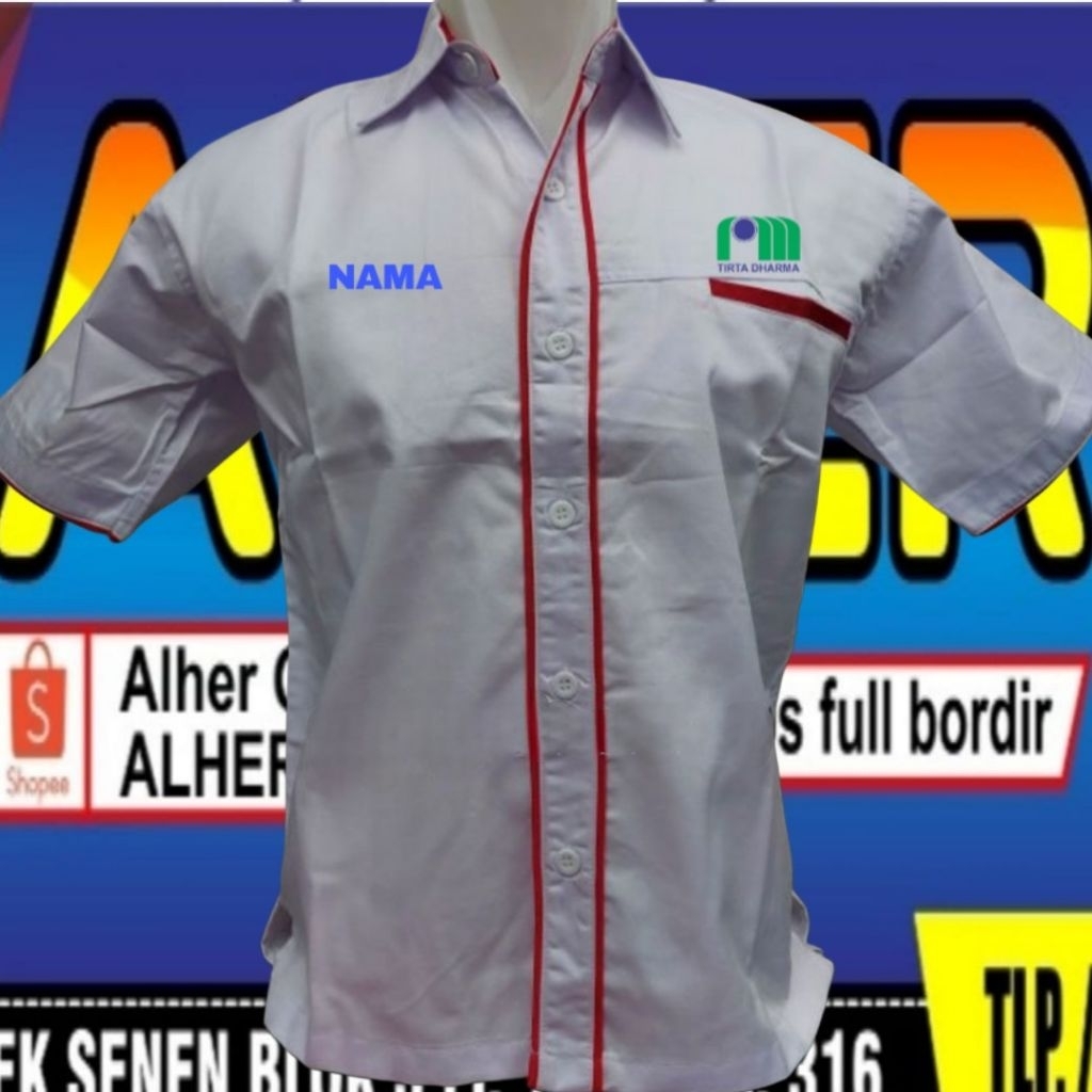 lengan pendek kemeja pdam baju PDAM seragam PDAM Pdh PDAM Pdl PDAM kemeja kerja PDAM baju kerja pdam