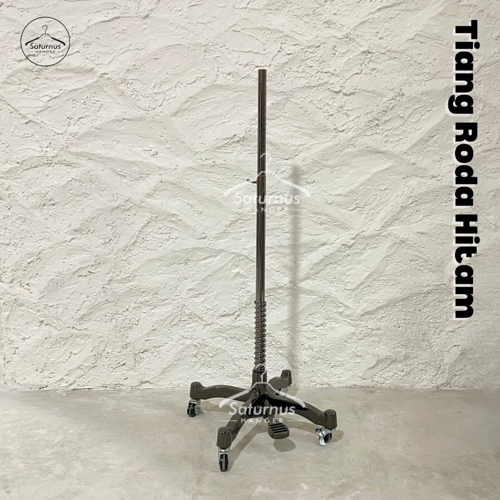 Tiang Manekin Kaki Cakar Hitam Roda Kaki Patung Tiang Tinggi Cakram Kaki Mannequin (BH)