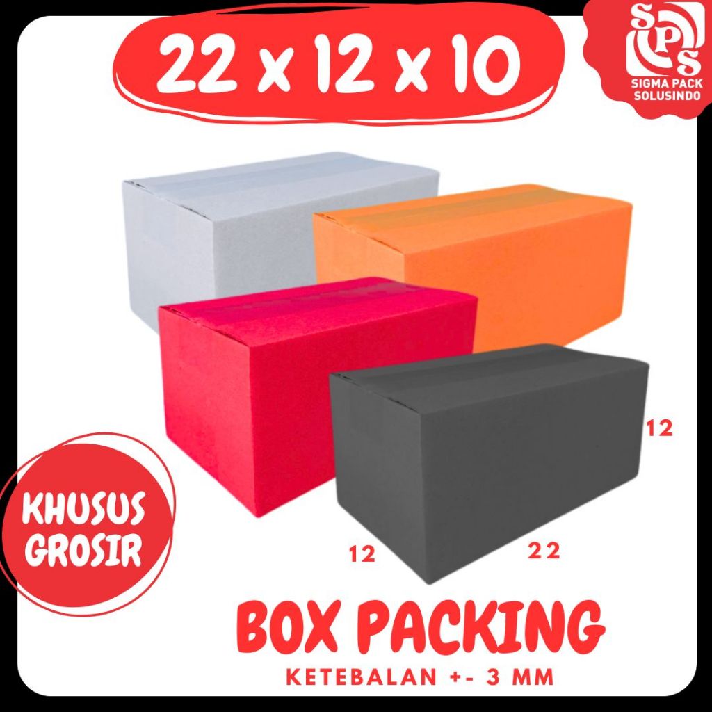 

Box 22x12x12 A1 / Kardus 22x12x12 A1 Packing Karton / Dus 22x12x12 A1 Kotak Botol Kemasan