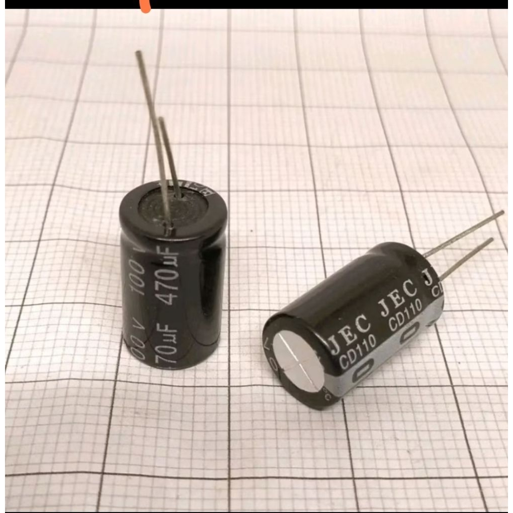 1BUAH ELCO 470UF 100V ELKO 470 UF 100 VOLT 100VOLT