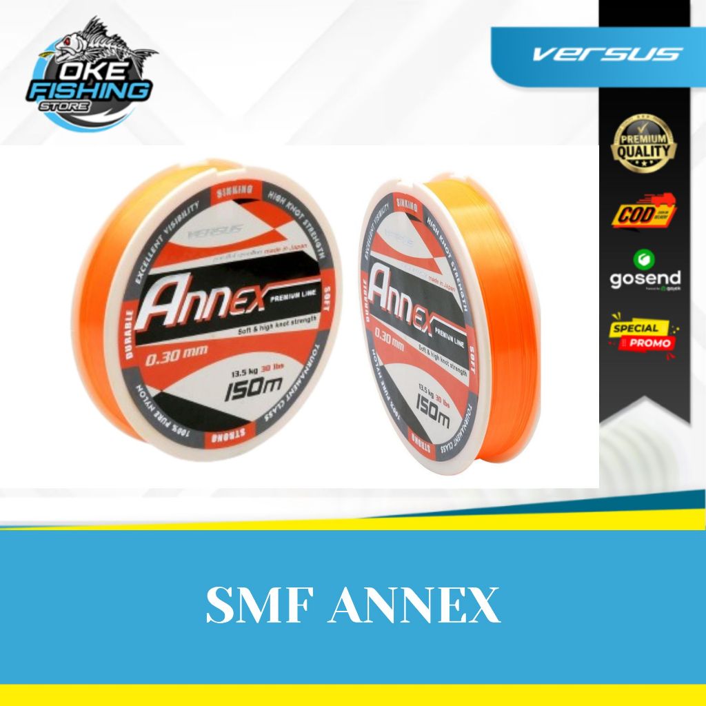 Senar Pancing Monofilament VERSUS ANNEX – Tarikan Kuat, Sensitif, dan Tahan Air Laut