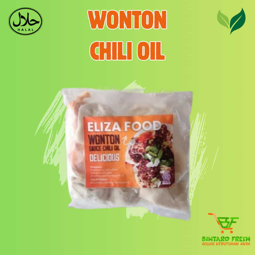 

Eliza Food Wonton Saus Chili Oil Pangsit Chili Oil Frozen/ Wonton chili oil beku