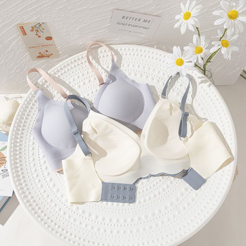 hot deals best sale bv.id br2151 bra bh seamless sexy tanpa kawat tali adjust motif love pakaian