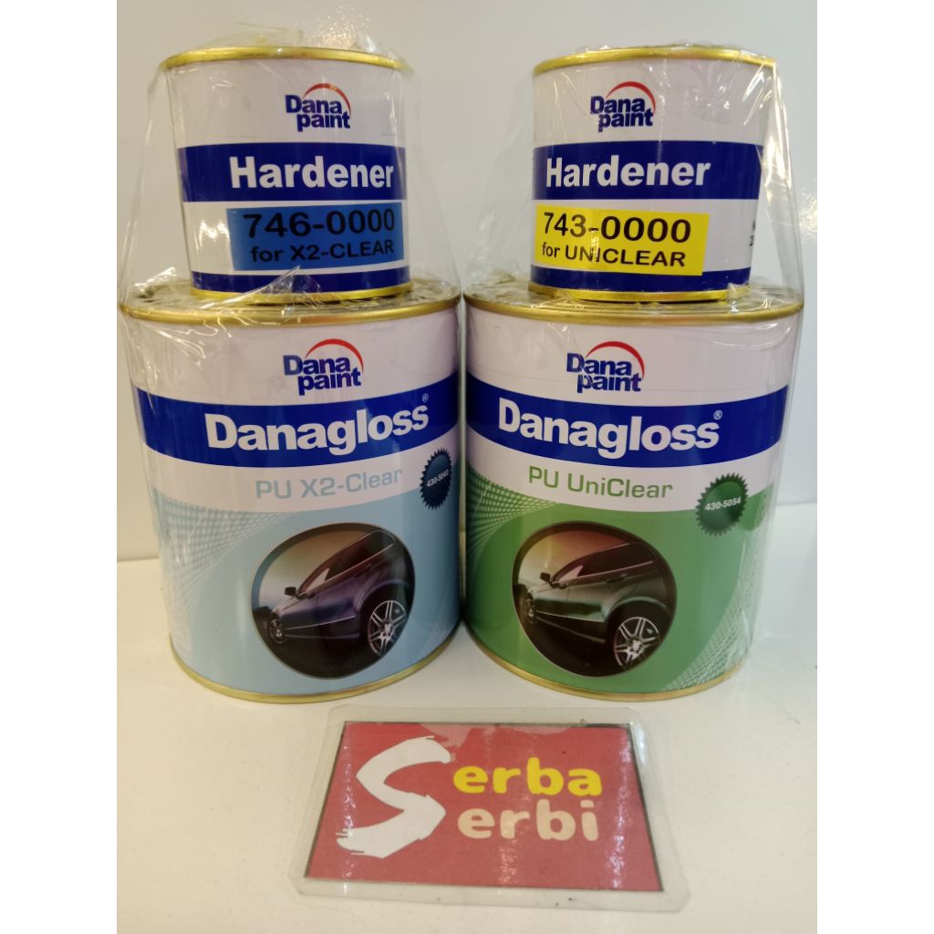 *1LTR SET DANAGLOSS*Clear pu set hardener Dana paint